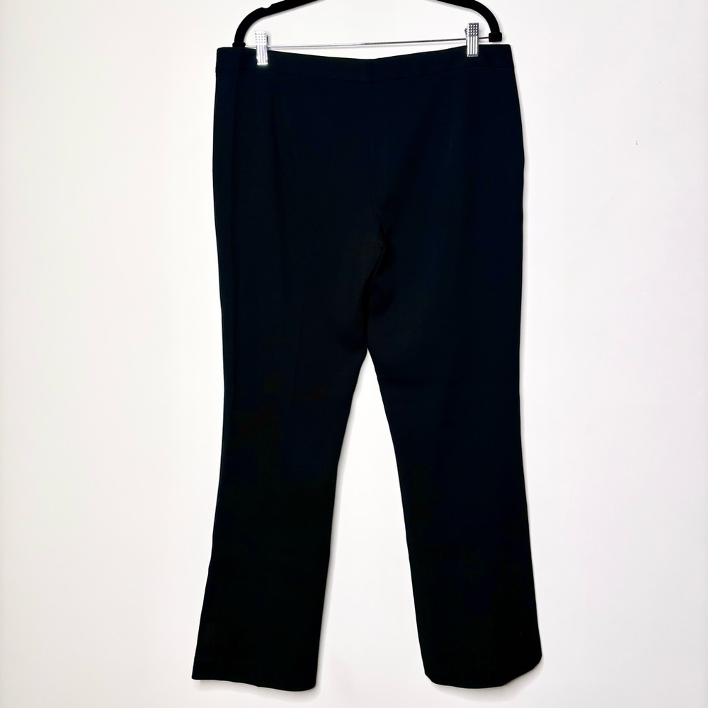 Zara Black Flare Trouser Suit Pants Size XL - Picture 6 of 9